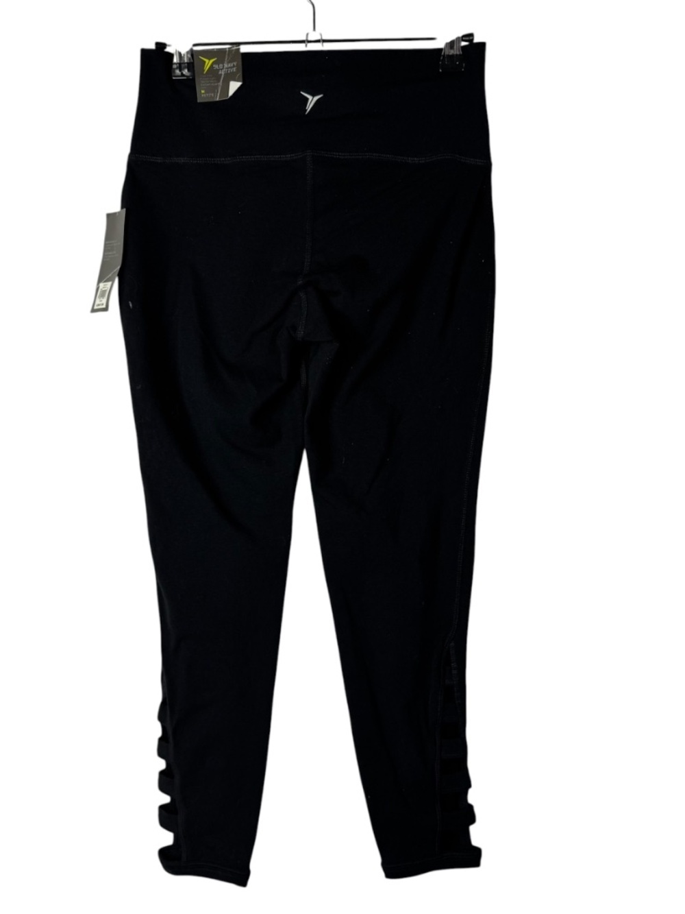 Old Navy Petite Black Cut Out Hem Capri Crop Athletic Leggings MP - Picture 3 of 5